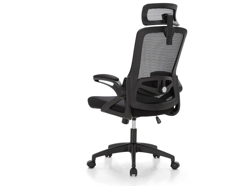 Silla ergonómica de oficina con respaldo de malla