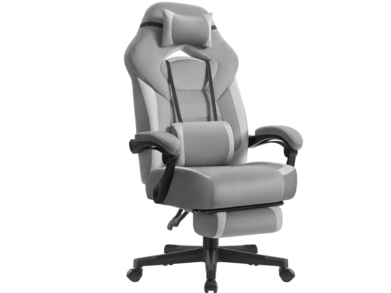 SONGMICS OBG077G02 silla gaming ergonómica con reposapiés