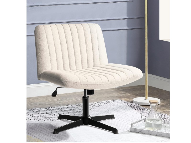 PUKAMI silla de escritorio sin ruedas para estudio y teletrabajo