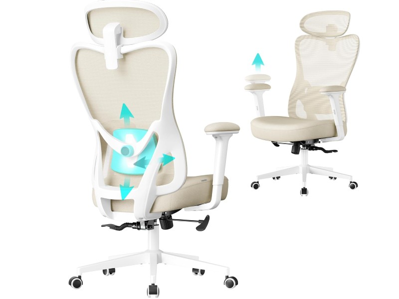 SONGMICS OBN066LF01 silla de oficina ergonómica