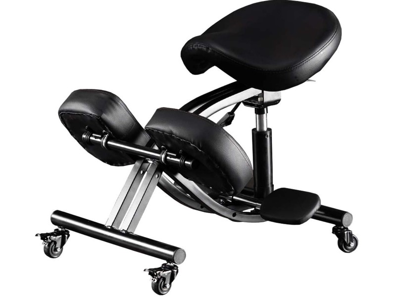Silla ergonómica de rodillas ajustable para postura y oficina